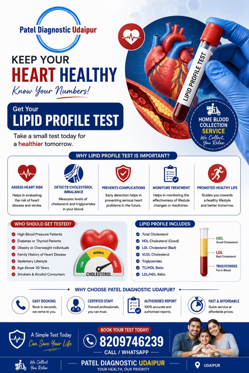 Lipid Profile Test Facility in Udaipur